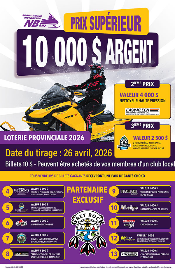 Lire la suite à propos de l’article Billets de loterie de la SMNB en vente dans votre club